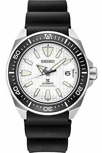 Relógio masculino Seiko Srpe37 Prospex preto 44 mm em aço inoxidável