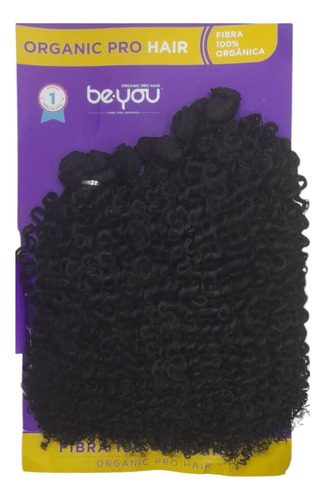 Cabelo Cacheado Fibra Orgánica Be.you Afro Paty (300g) Cor 2 Castanho Escuro