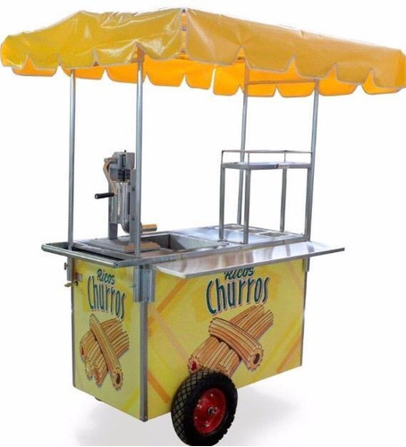 Carrito Churros Acero Inoxidable