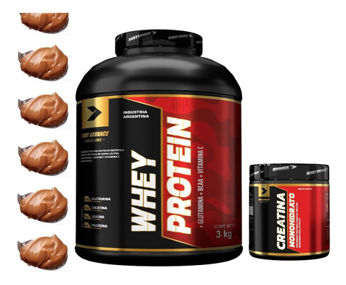 Whey Protein 3 Kg  + Creatina Body Advance - Calidad Premium