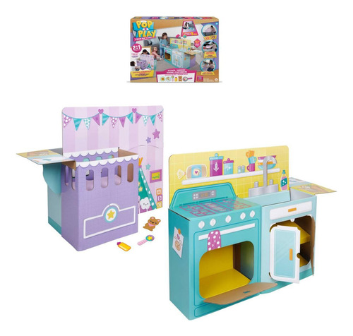 Wowwee Nursery / Toddler Kitchen Playset - Cocina 2 En 1 Par Color Multicolor