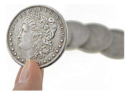 Enjoyer Steel Morgan Dollar (3.8cm Dia) Coin Magic Tricks Mo