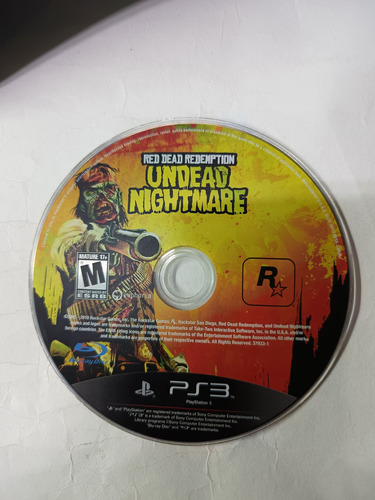 Red Dead Redemption Undead Nightmare Para Ps3 - Original