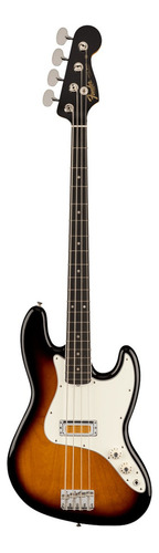 Fender Gold Foil Jazz Bass, 2-color Sunburst, Bajo Eléctrico Cantidad de cuerdas 4 Color Naranja oscuro Orientación de la mano Diestro