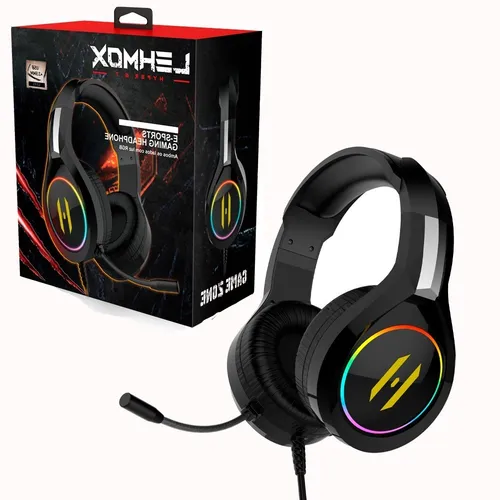 Fone Headset Gamer Led Rgb Plug 3.5mm E Usb Lehmox Gt-f3