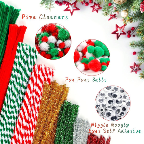 Cleaners De Tuberías De Navidad, 700 Pcs Cleaders Pipe Clean