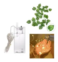 Comprar Tira De Hojas Artificiales + Luces Led 3 Mts