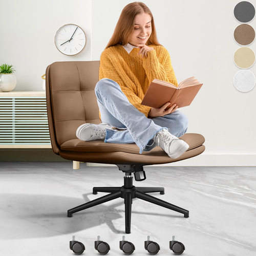 Criss Cross Desk Chair For Cross Legged Sitting, Easy To As.