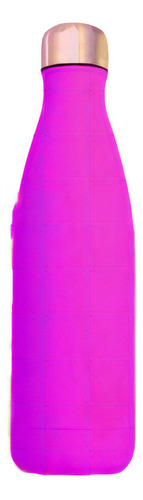 Garrafa Squeeze Água Térmico 500ml Aço Inox Fitness Academia Cor Roxo-escuro