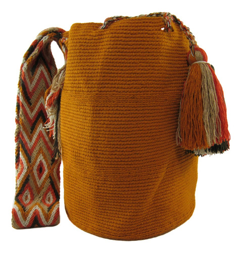 Mochila Wayuu Unicolor Compra Consciente Y Ayuda