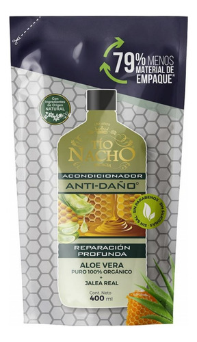 Tio Nacho Enjuague X400 Aloe Vera Doypack 