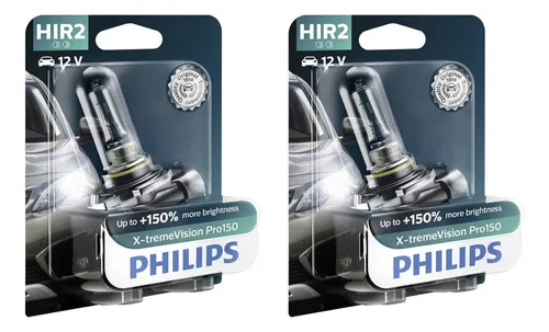 Kit 2 Lampara Hir2 Philips Xtreme Visio Pro +150% 12v