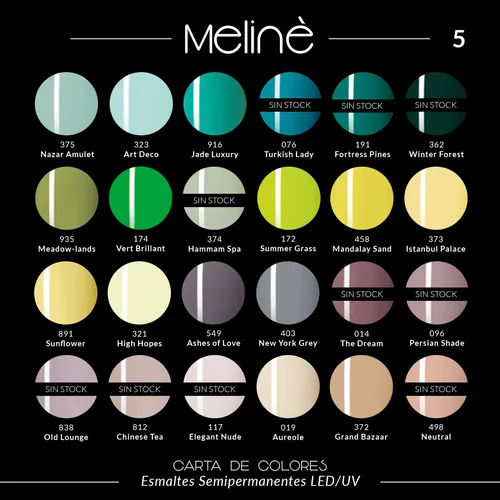 Kit 3 Esmaltes Semipermanentes Meliné + Base Coat Y Top Coat