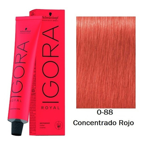 Tinte Igora 0-88 Concentrado Rojo