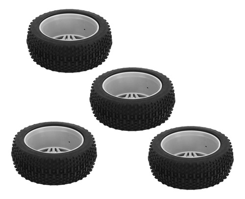 Neumáticos De Goma Para Coche Con Control Remoto, 4 Unidades