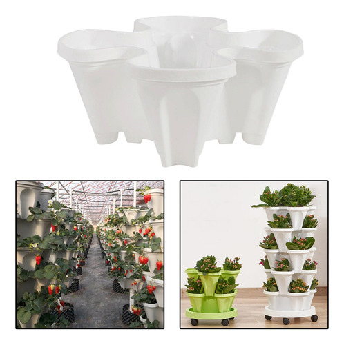Jardinera Vertical Jardinera De Fresas Maceta Compatible Con