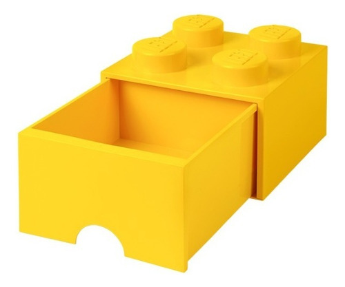 Lego Storage Bloque Para Almacenar Con Cajón 2x2 Color Amarillo
