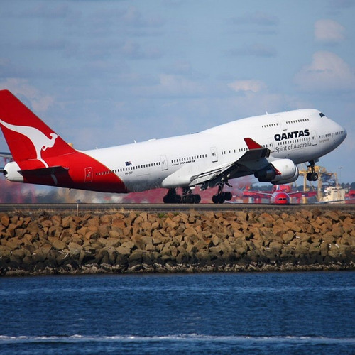 Boeing 747-400, Colores De Qantas, Esc 1:500 - Envío Gratis!