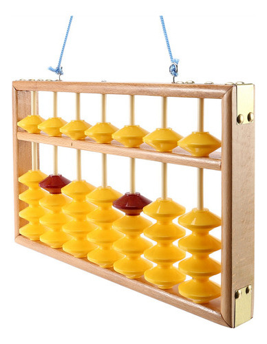 2 X Ábaco De Madera Chino Soroban , No Colgante, De 7 C