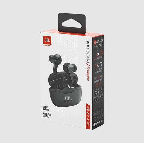 Audífono Bluetooth Inalámbrico Jbl Vibe Beam Recargable