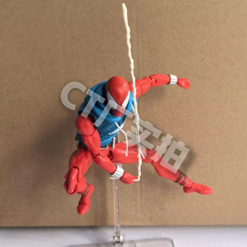 Cat Scarlet Spider, Versão Em Quadrinhos. Figura De Ação Do