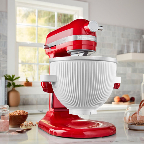 Batidora De Pie Kitchenaid Coyote Ksm70 11 Velocidades 6,6 Litros + Accesorio Fabrica De Helados