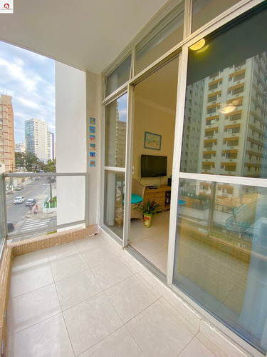 Imagem 3 de 13 de Apartamento Residencial À Venda - Sacada Com Vista Para O Mar - 3 Dormitórios Sendo 1 Suíte - Garagem - Praia Das Astúrias - Guarujá - Oportunidade. - Ap06016 - 69819528