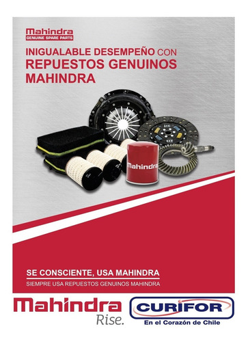 Imagen 5 de 5 de Disco Embrague Mahindra Genio Quanto 2.2 2010-2017 Original