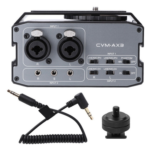 El Mezclador De Entrada De Audio Comica Cvmax3 Puede Coinci