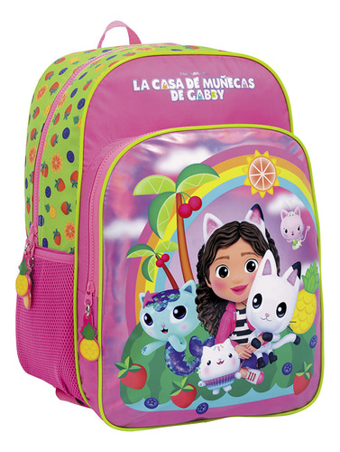 Gabby Dollhouse Mochila 16 Espalda Rainbow Verde