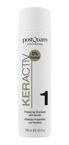 Shampoo Preparador 1 Keractiv 0% Formol Postquam 250 Ml