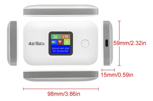 Modem 4.5/5g Com Velocidade De Até 150 Megas Imediato Cor Preto