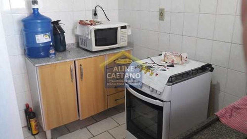 Imagem 2 de 17 de Apartamento Com 1 Dorm, Aviação, Praia Grande - R$ 155 Mil, Cod: Cla342 - Vcla342