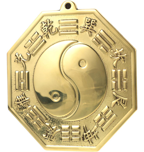 Feng Shui Ji Espejo Chino Bagua Cobre Decoración Tradicional