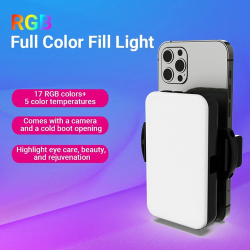  Lampara Led Rgb Para Celulares Selfies Fotografía Tiktok 