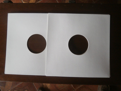 50 Capas Para Disco De Vinil Lp Djs, Papelão Branco