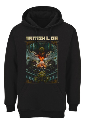 Poleron British Lion Spit Fire Rock Abominatron