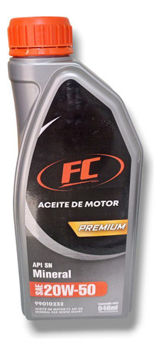 Aceite Motor 20w50 Mineral Fc