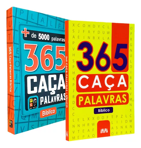 Kit 365 Caça-Palavras com Histórias Bíblicas + 365 Atividades