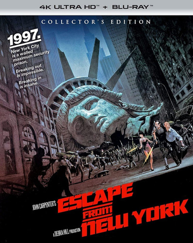 4k Uhd + Blu-ray Escape From New York / Subtitulos En Ingles