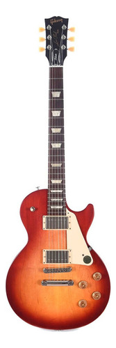 Guitarra Eléctrica Gibson Modern Collection Les Paul Tribute De Caoba Satin Cherry Sunburst Laca Nitrocelulosa Satinada Con Diapasón De Palo De Rosa