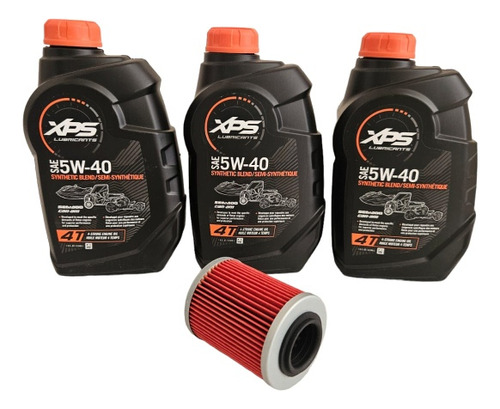 Kit Cambio Aceite 5w 40 Can Am Outlander 500 570 650 800 850