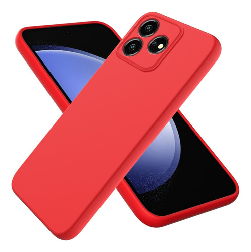 Compatible Funda De Silicona Líquida For Zte Axon 50 Lite
