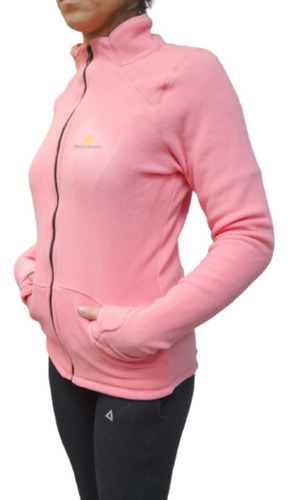 Campera Polar Deportiva Dama Rosa - Capolard