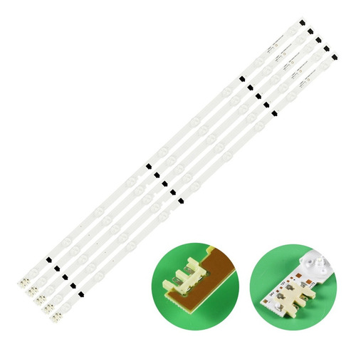 Imagen 1 de 1 de Kit Tiras De Led Samsung Un32f4000 Un32f5000 Un32f5500 X5