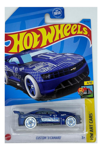 Auto Hot Wheels Custom 11 Camaro Hw Art Cars Escala 1:64