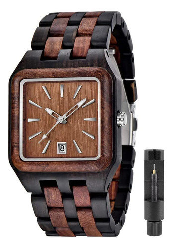 Reloj Tiong Para Hombre, Reloj De Pulsera De Cuarzo De Mader