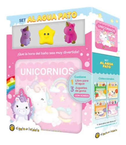 Libro Al Agua Pato - Unicornios - El Gato De Hojalata