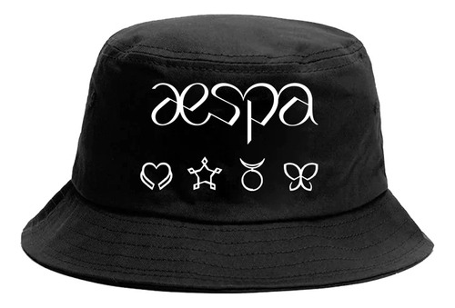 Gorro Bucket Hat Aespa Signos Estampado