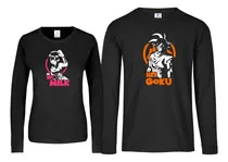 Comprar Playera Manga Larga Duo Novios Pareja Enamorados Dragon Ball